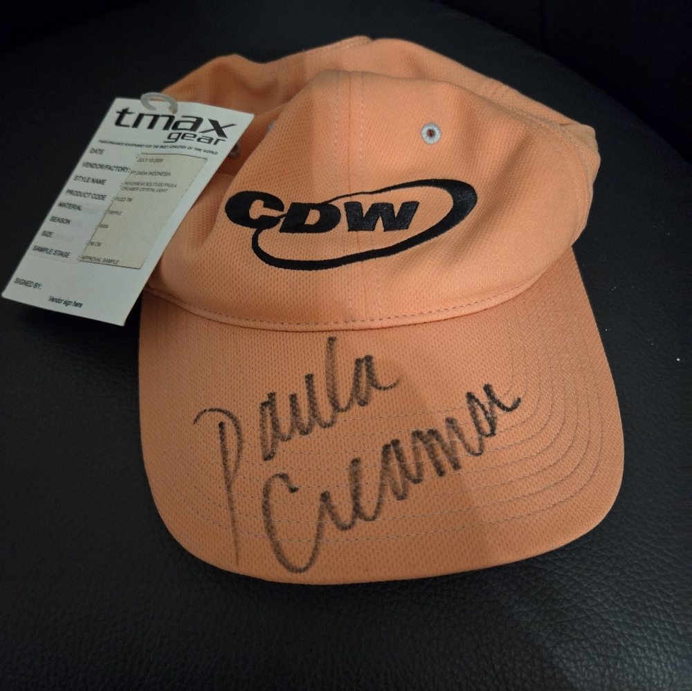 Paula Creamer autographed baseball cap